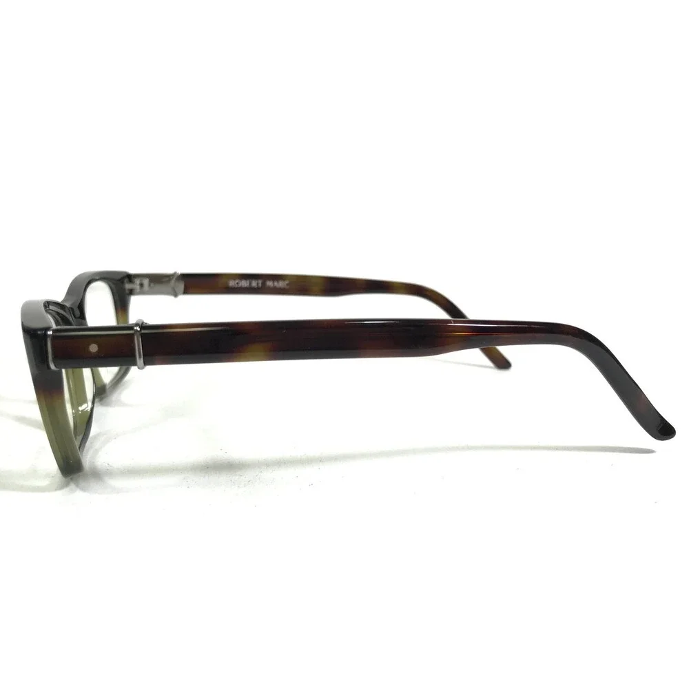 Robert Marc Eyeglasses Frames 831-260 Brown Green Rectangular Full Rim 50-18-140